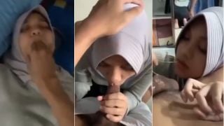 Cewek ABG Hijab Hyper Parah Asik Minta Kntl